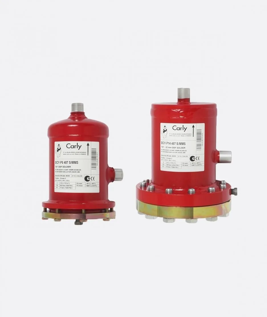 Filter shell driers (to 140 bar)